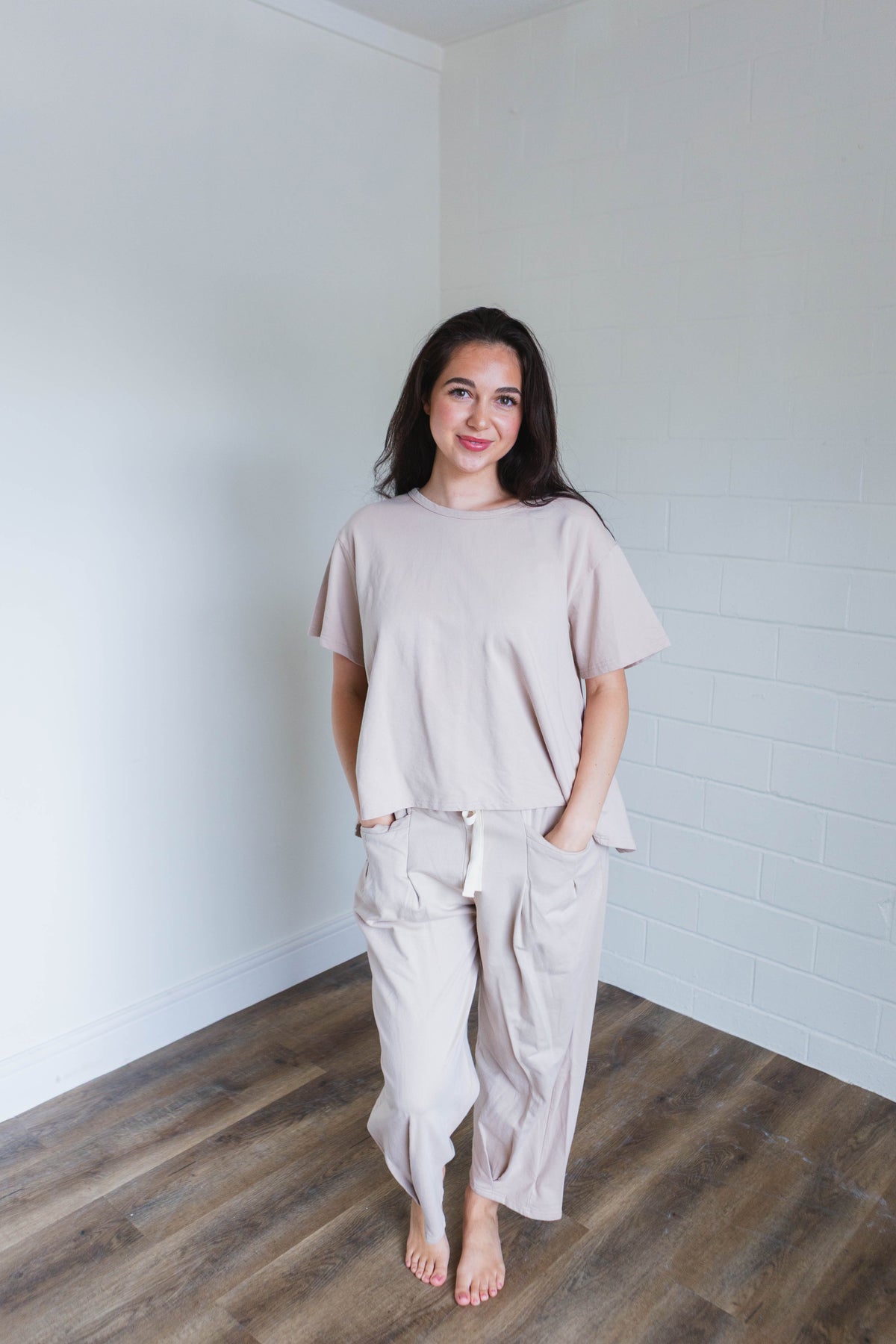 The Everyday Lounge Set in Beige