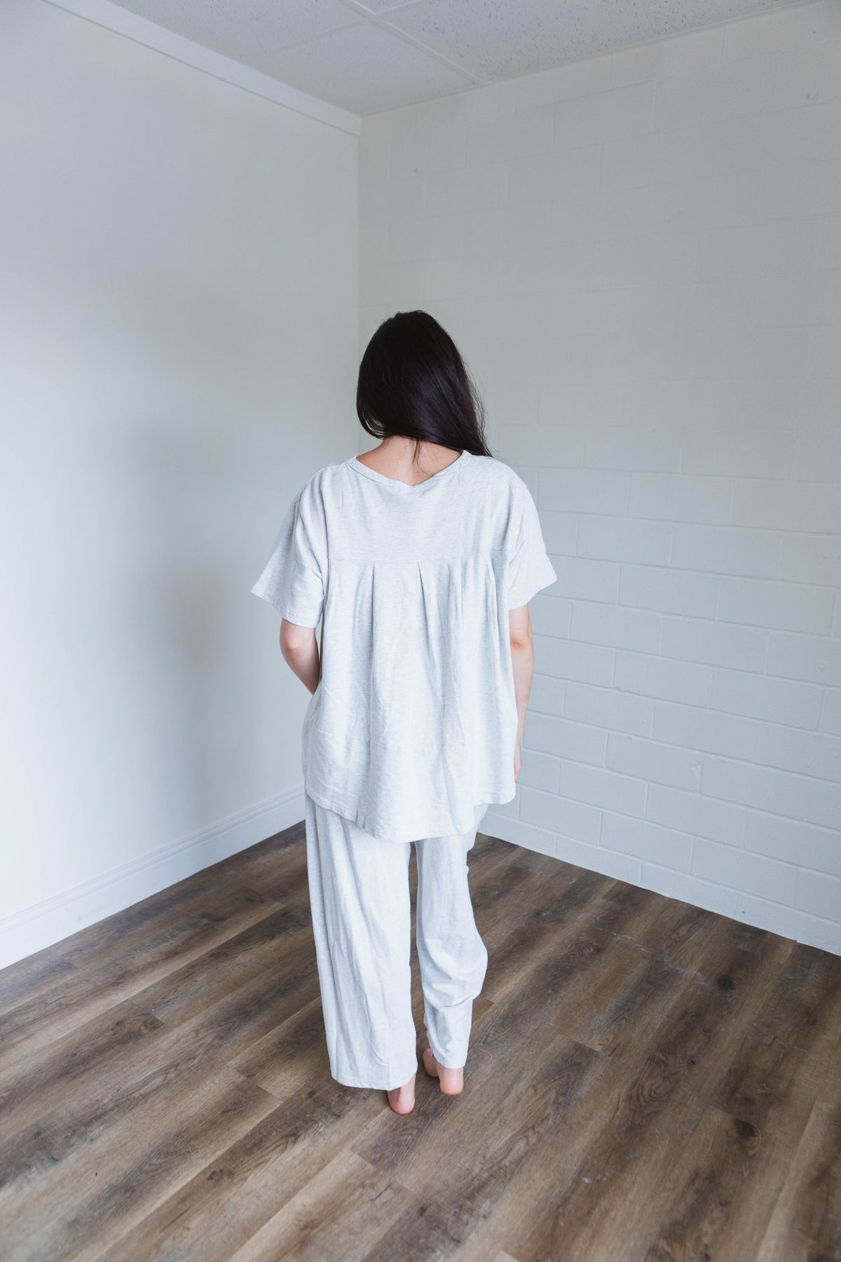 The Everyday Lounge Set in Heather Grey