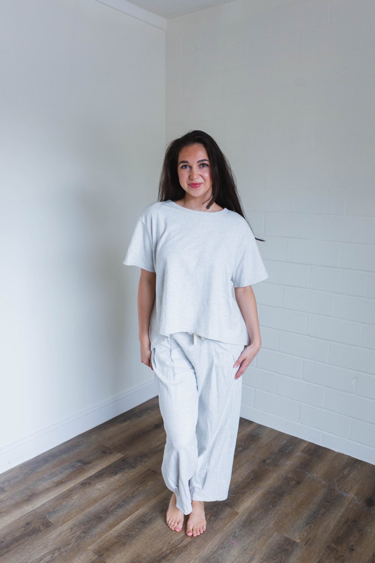 The Everyday Lounge Set in Heather Grey