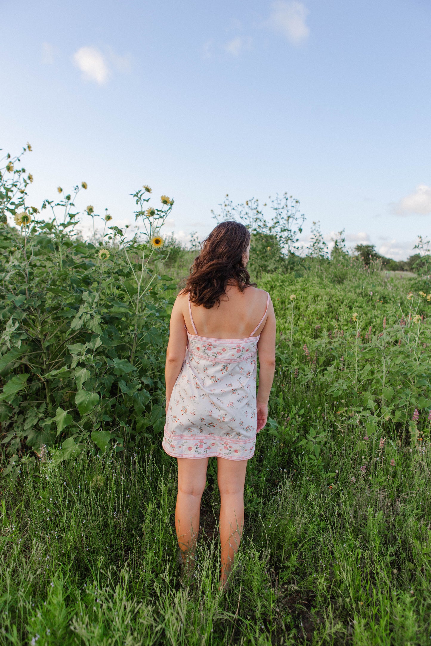 Light Pink Multi Floral Mini Dress