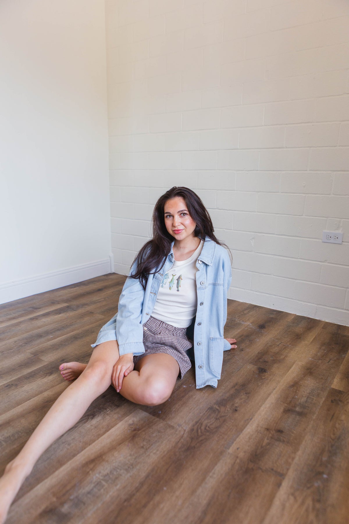 Light Denim Button Up Jacket