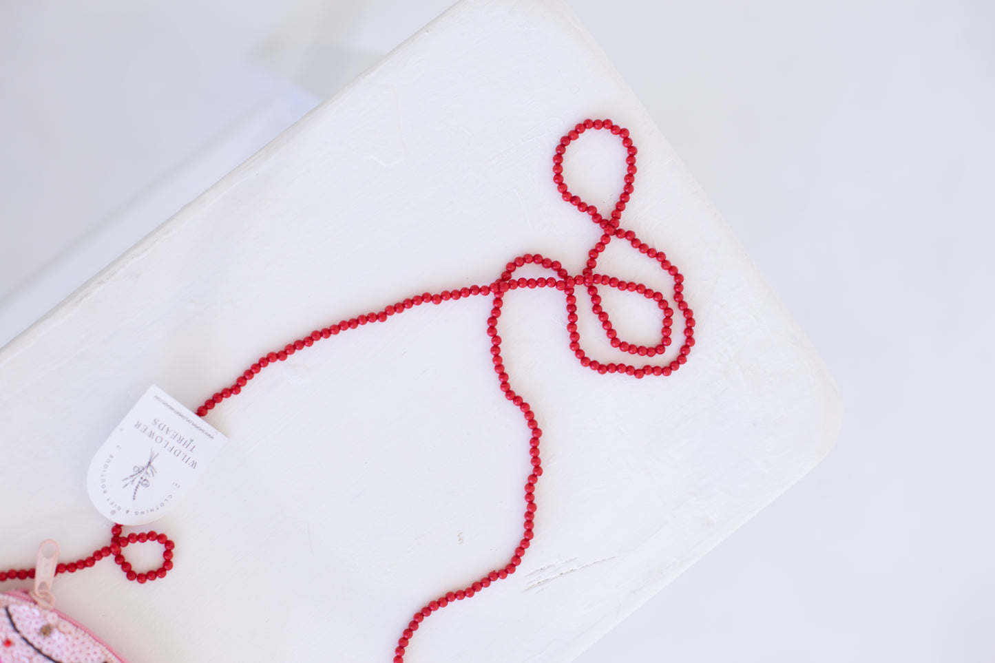 Holly Jolly Beaded Coin Purse