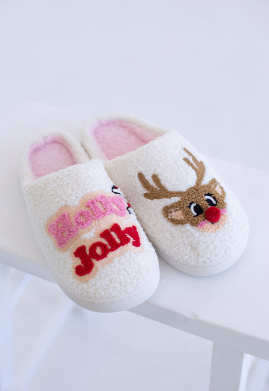 Reindeer Slippers