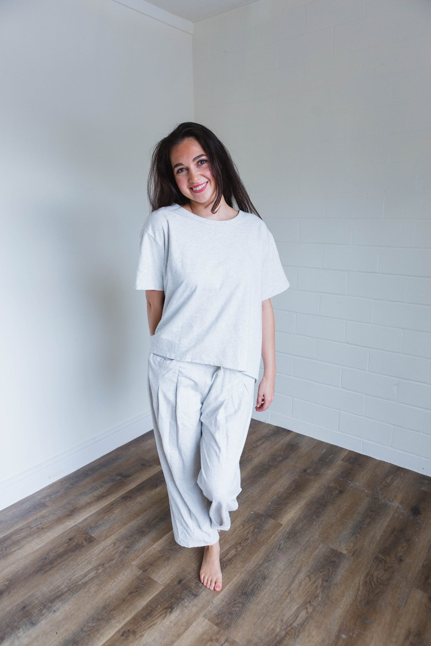 The Everyday Lounge Set in Heather Grey