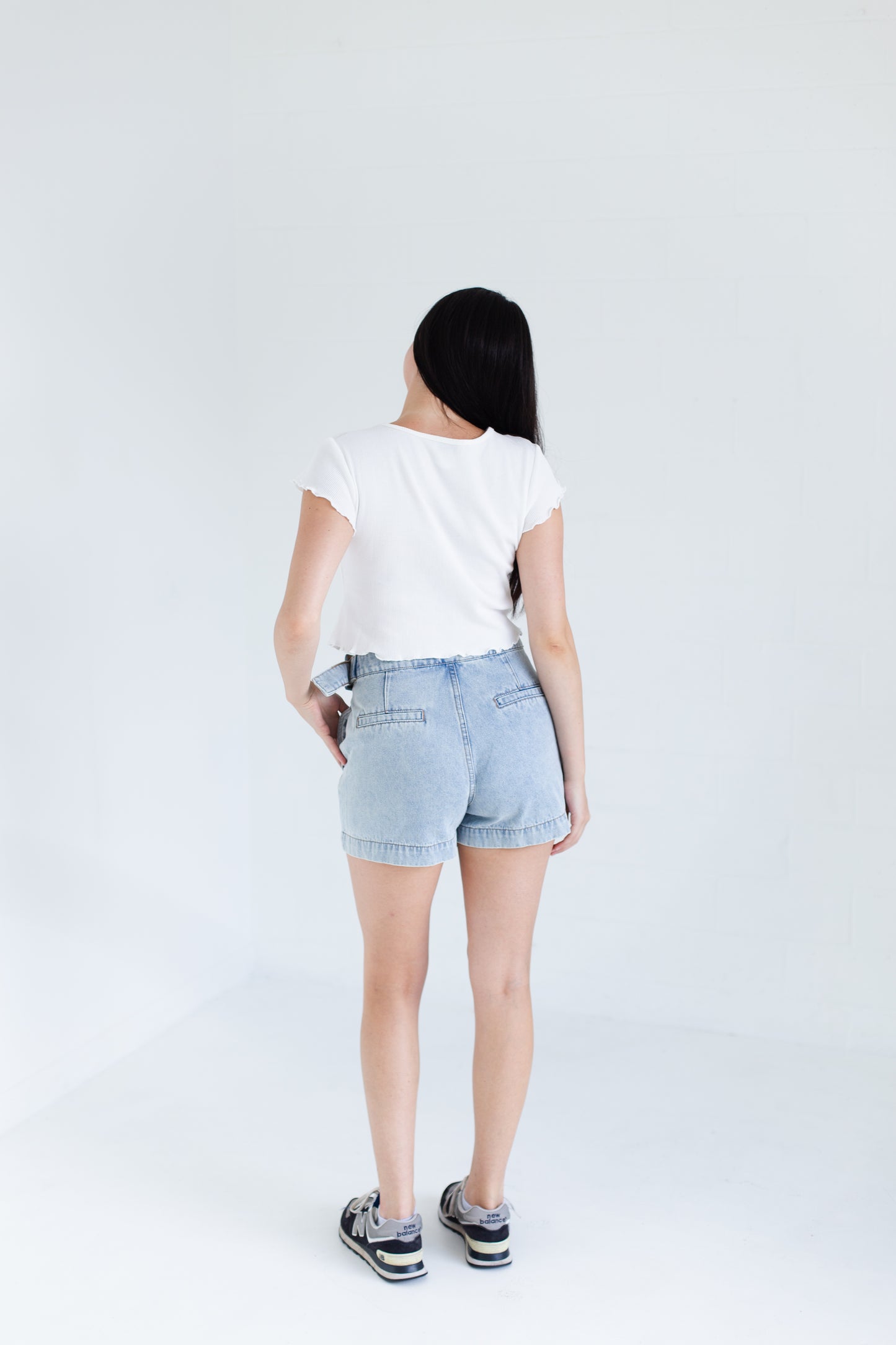 Medium Washed Denim Skort