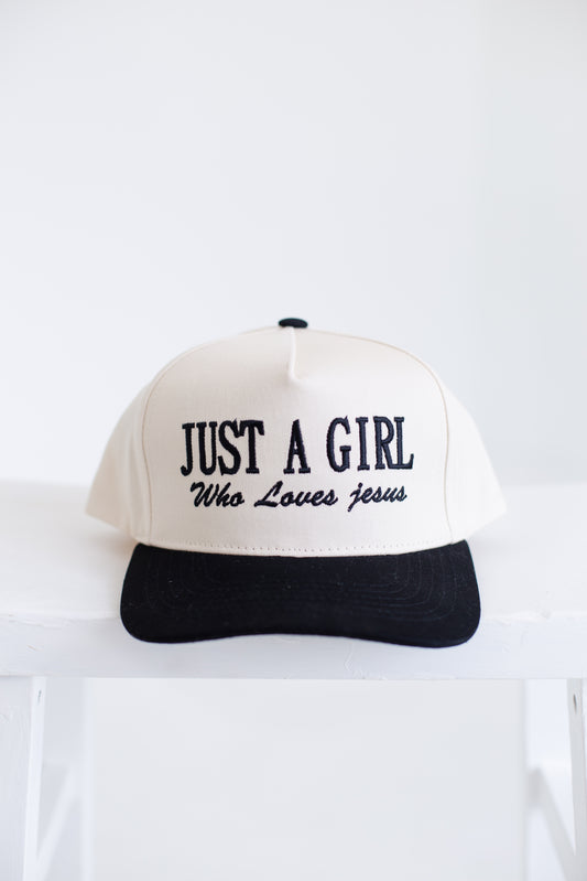 Girl Who Love Jesus Ball Cap