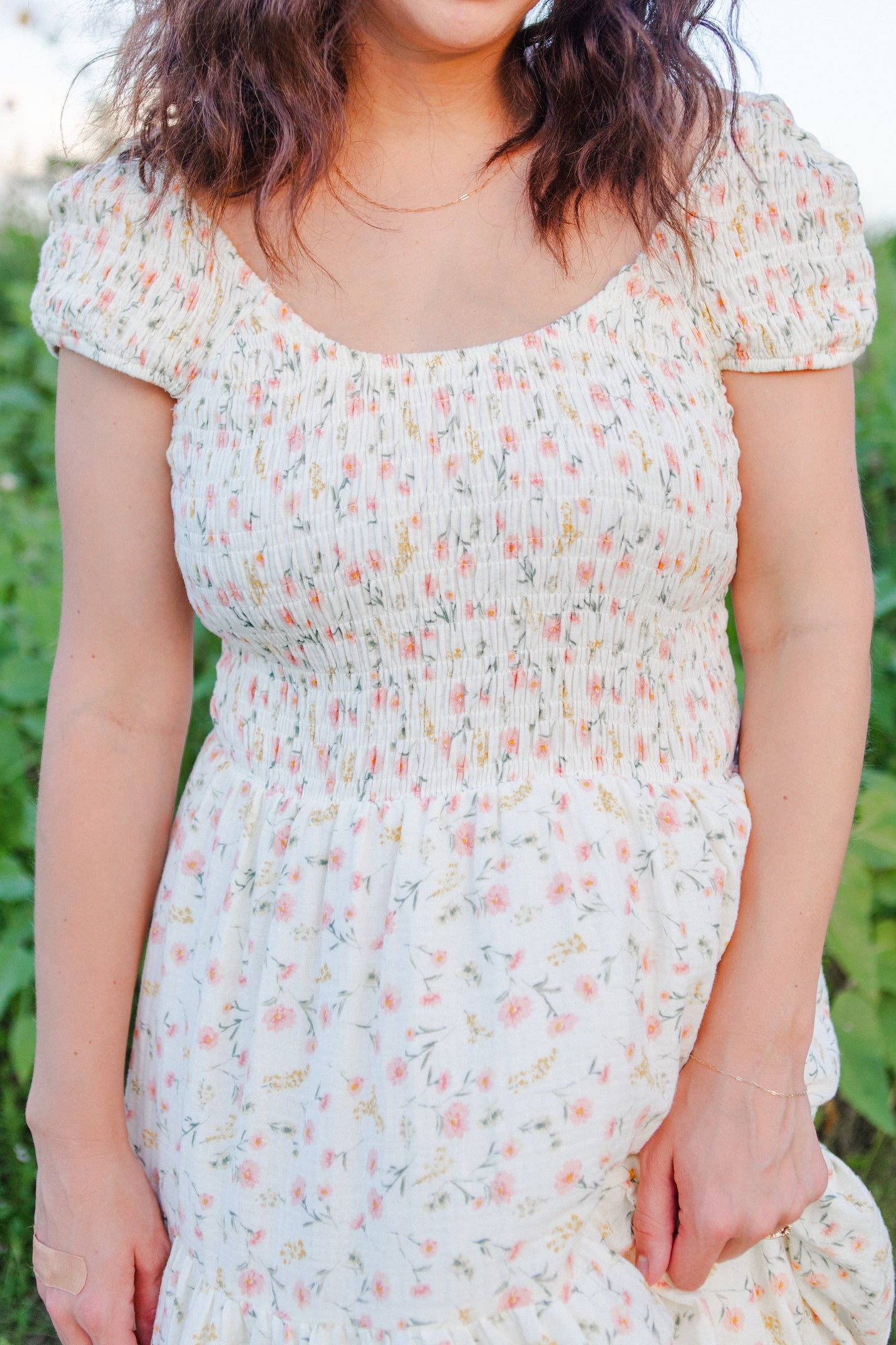 Sofie Blossom Floral Smocked Maxi Dress