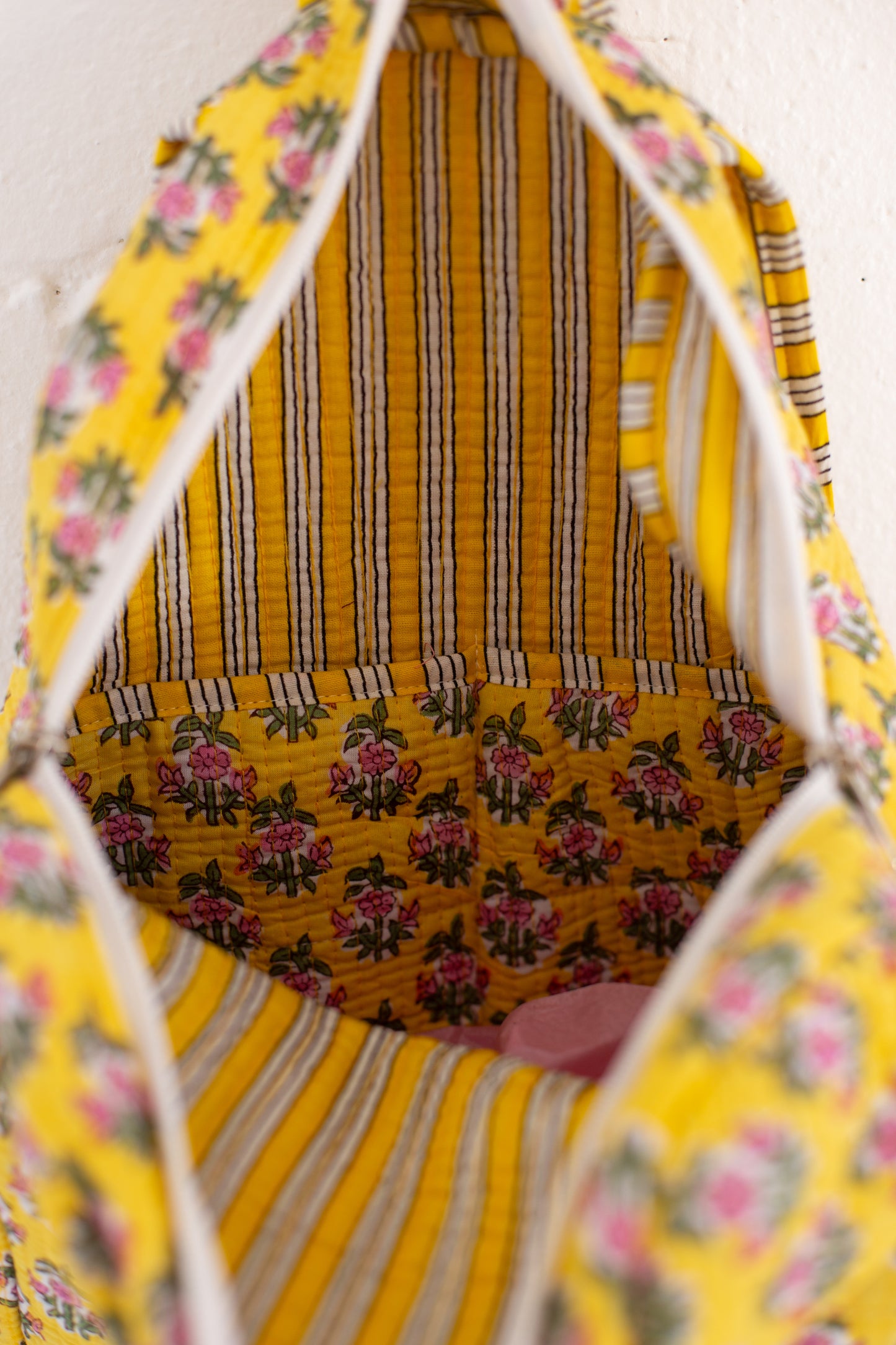 Winona Yellow Floral Print Backpack