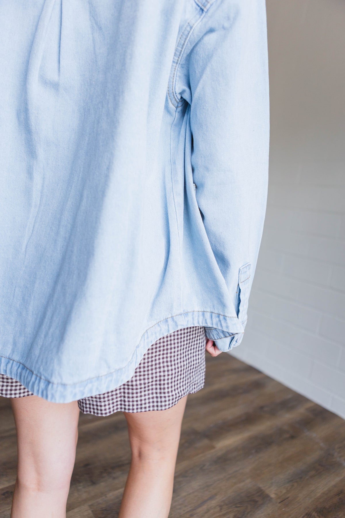 Light Denim Button Up Jacket