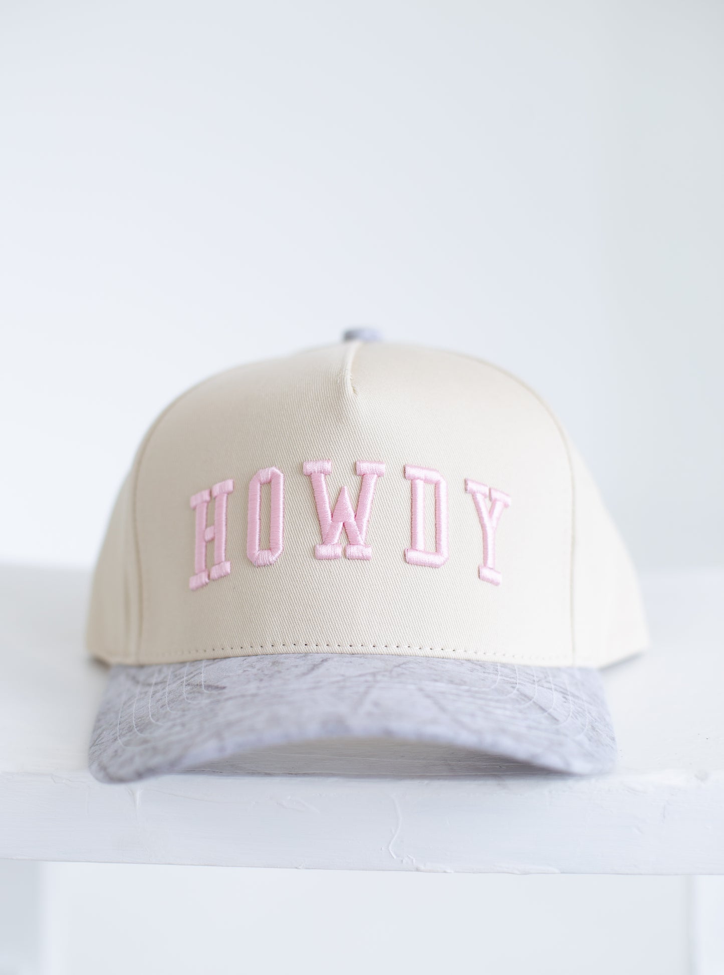 Howdy Pink Camo Ball Cap