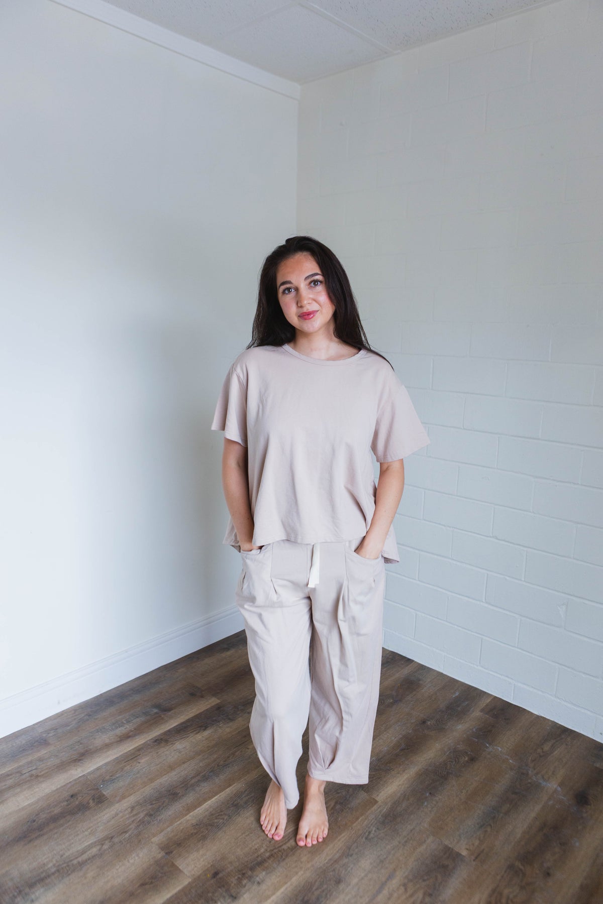 The Everyday Lounge Set in Beige