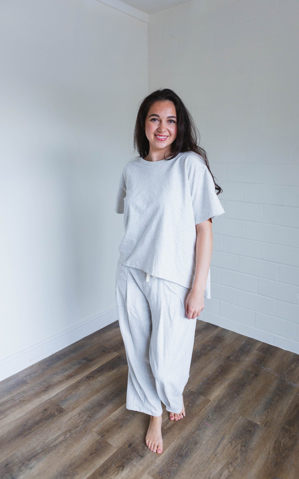 The Everyday Lounge Set in Heather Grey
