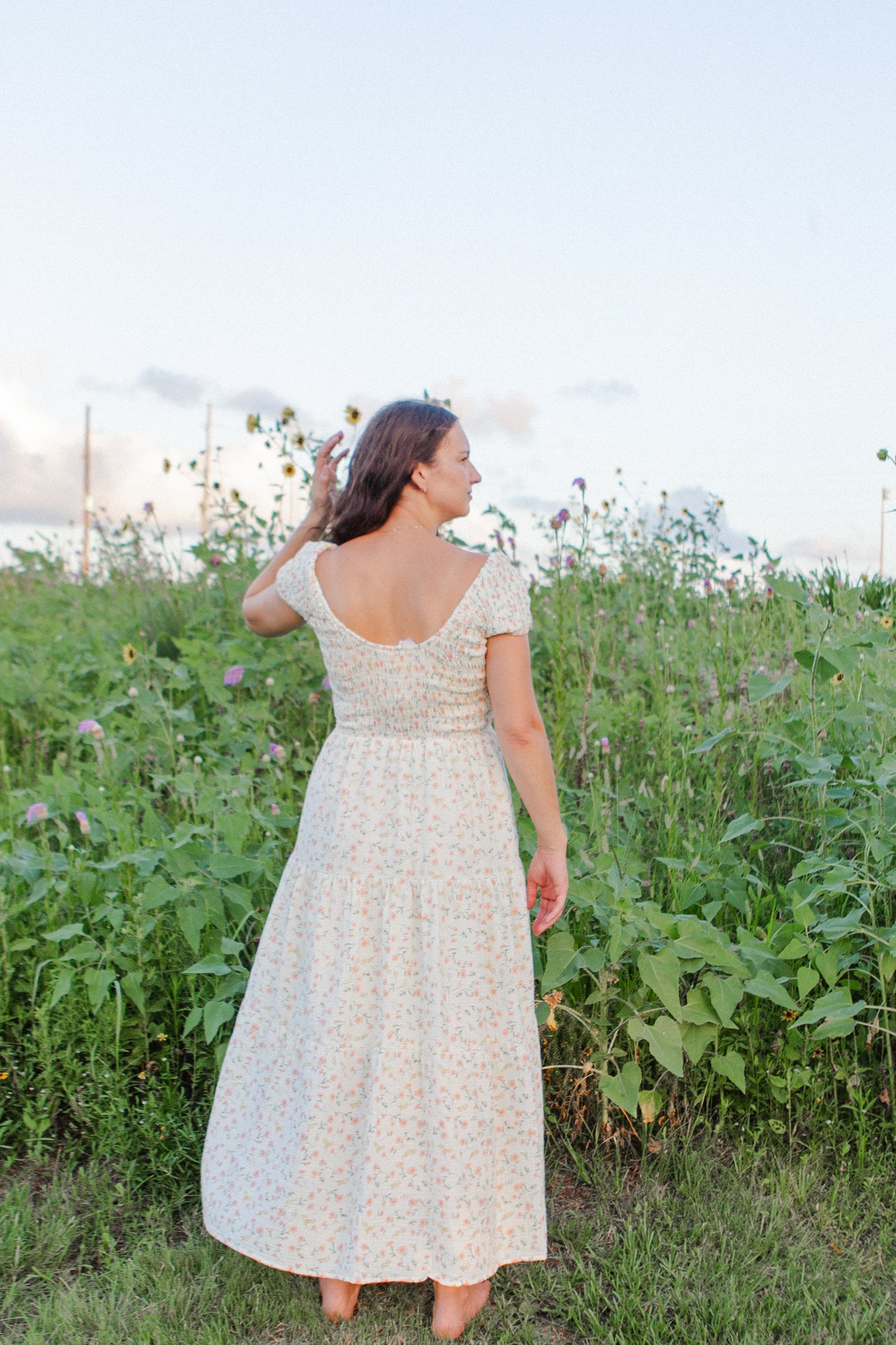 Sofie Blossom Floral Smocked Maxi Dress