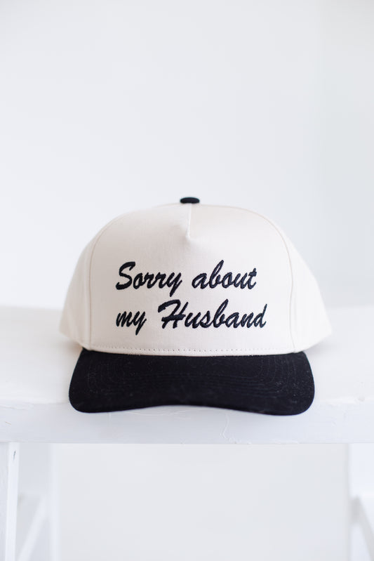 Sorry About My Husband Ball Cap