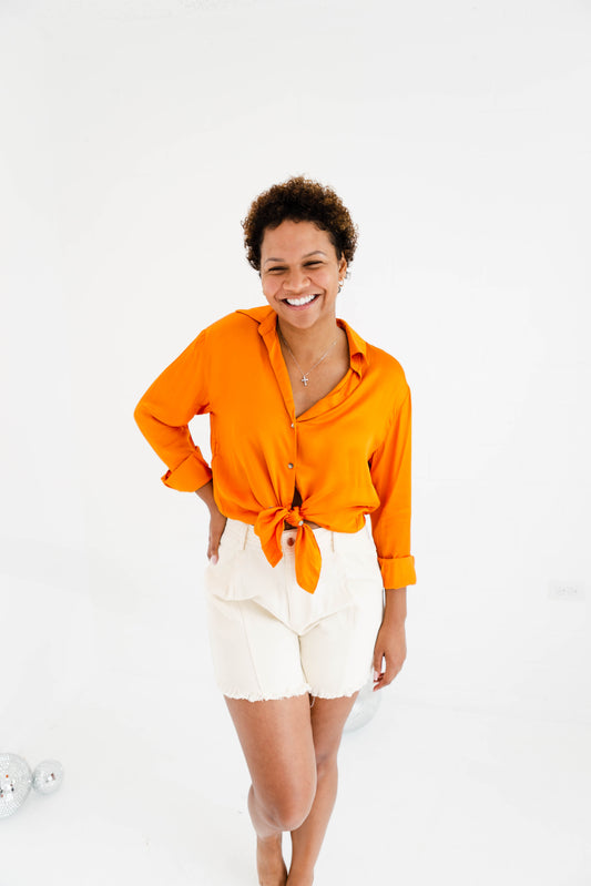 Elena Button Down Top