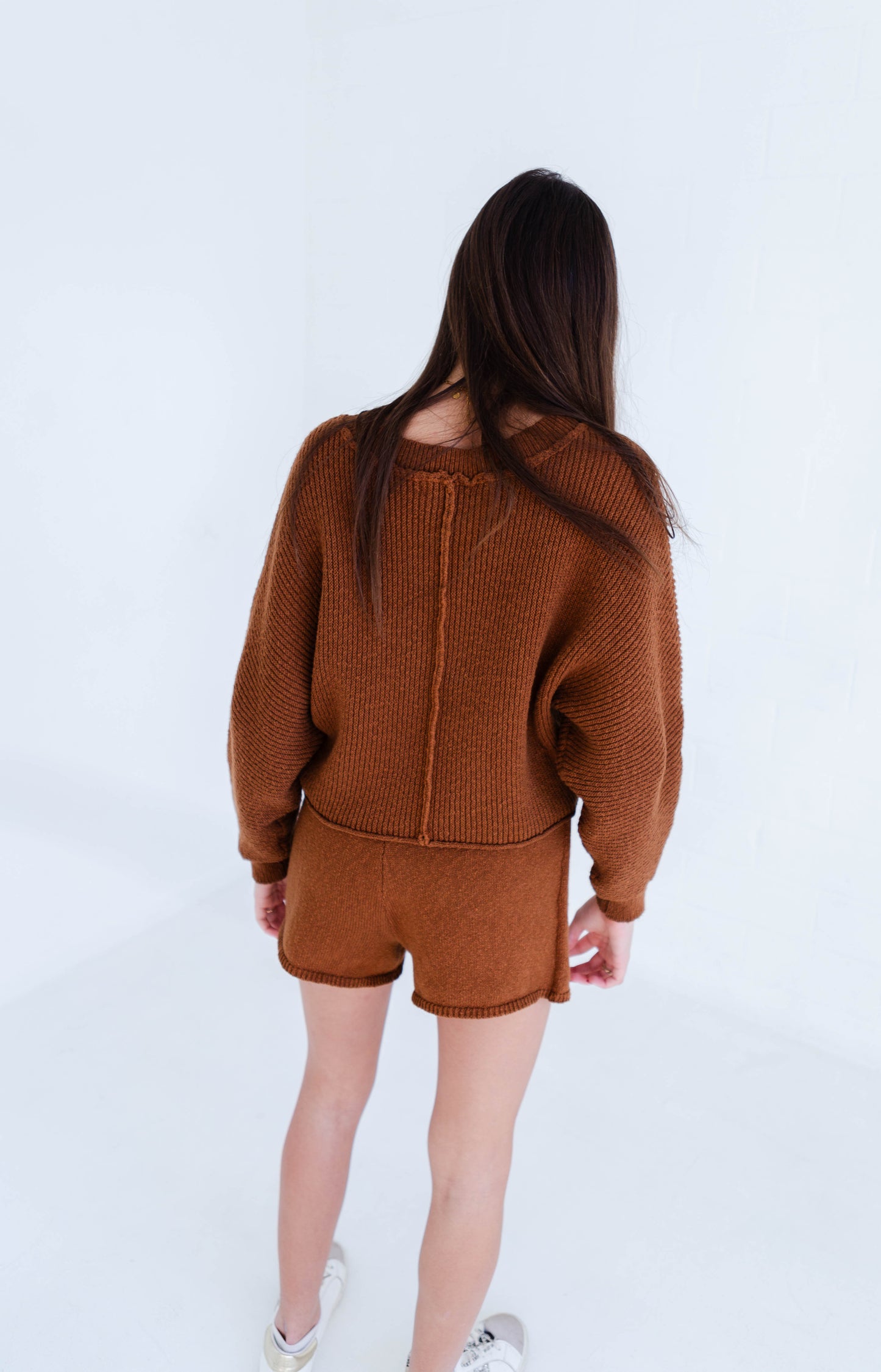 Rust Sweater Skort