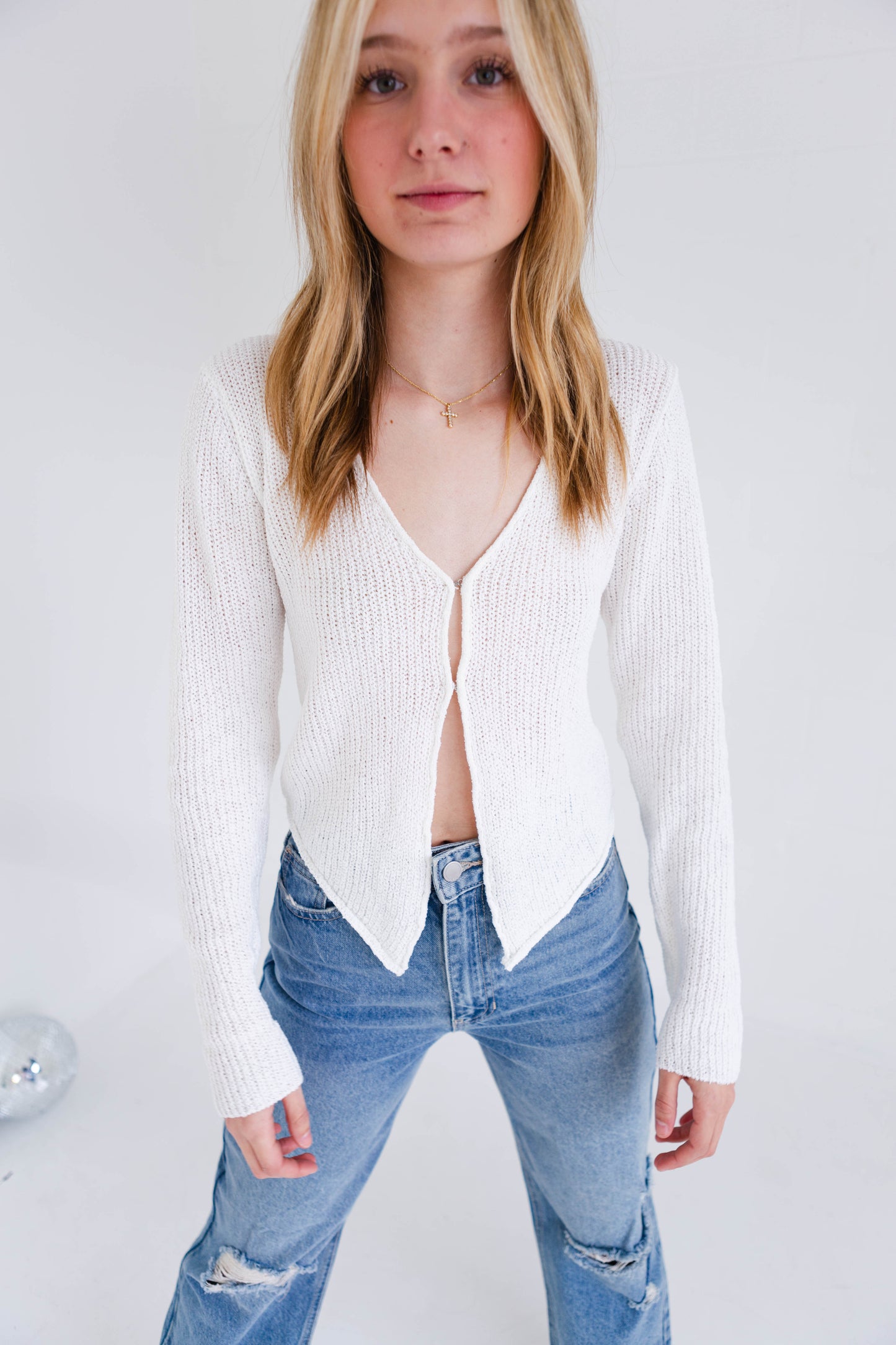 Kendall Knit Long Sleeve Knit Top