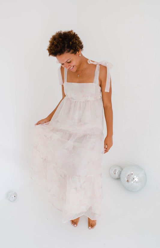 Blush Daydream Midi Dress