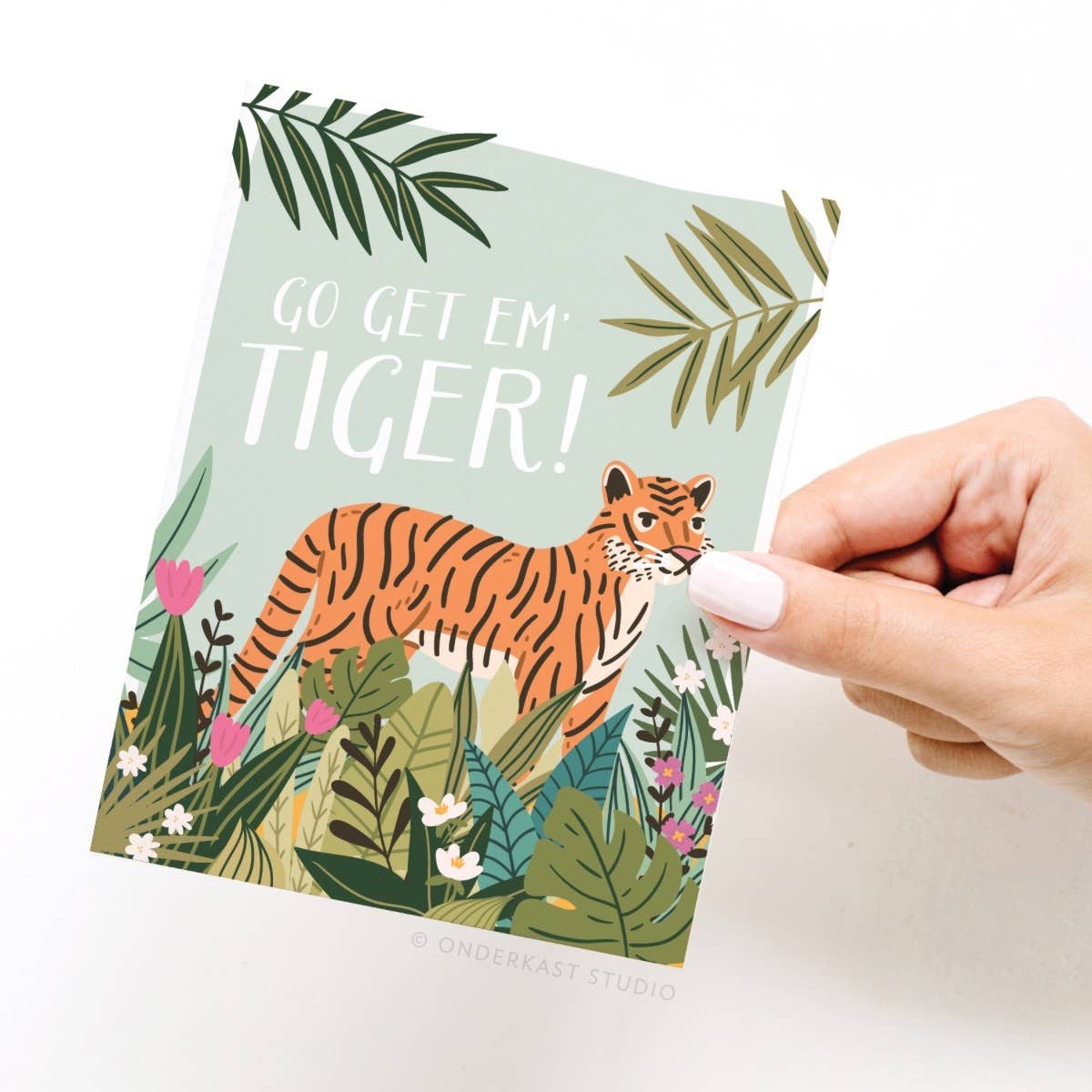 Go Get ‘Em, Tiger Greeting Card