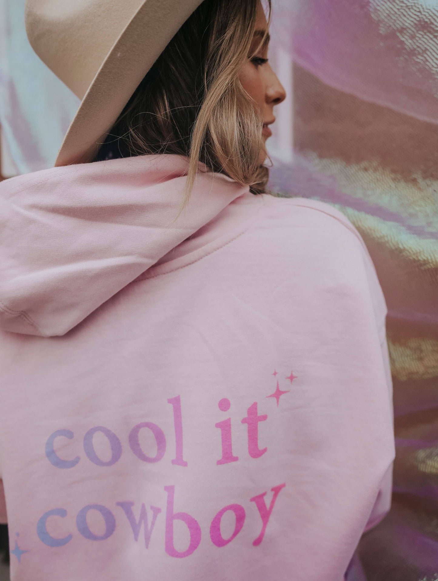 Cool It Cowboy Hoodie (Front + Back)