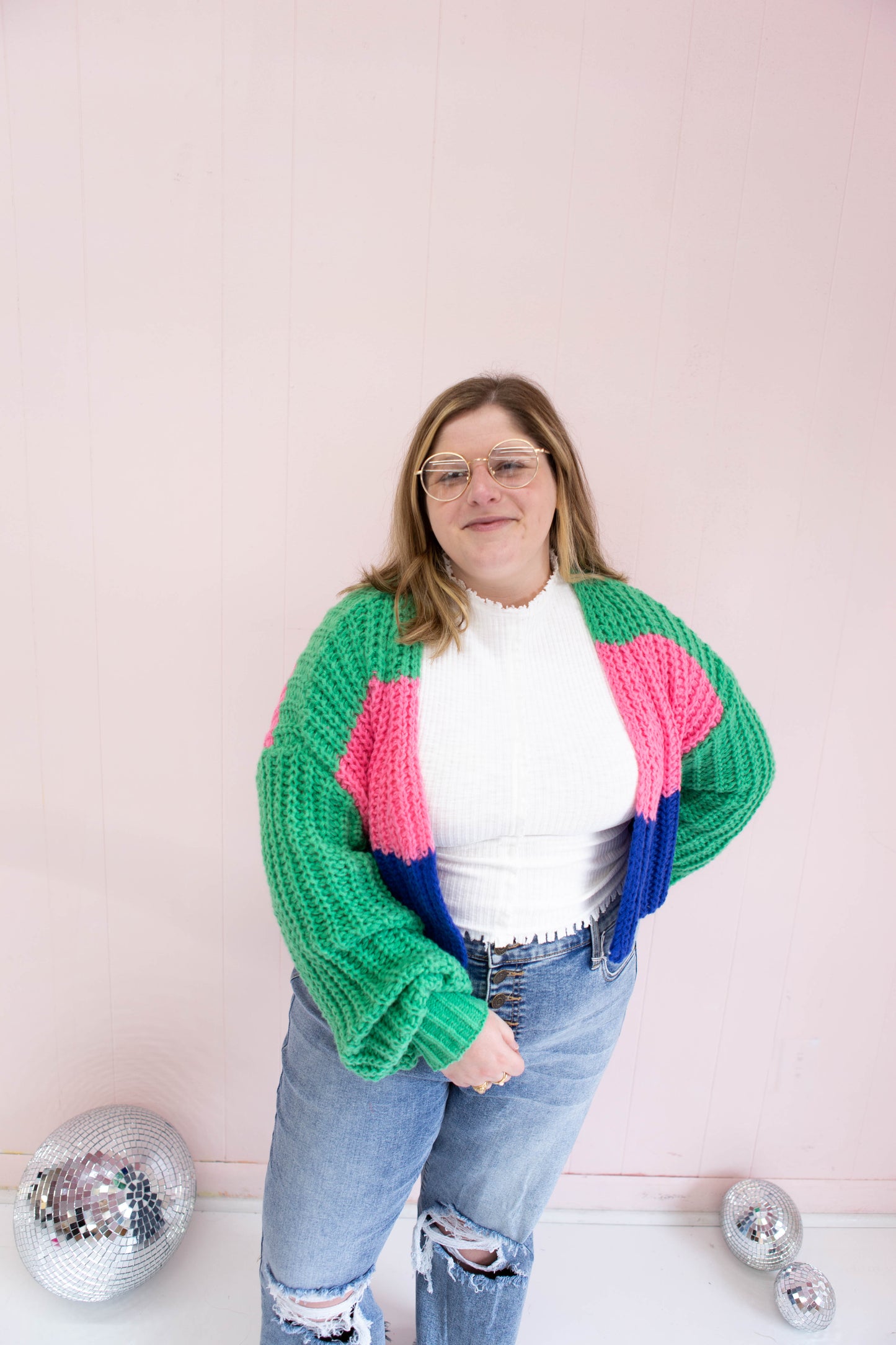 Colorblock Knit Sweater
