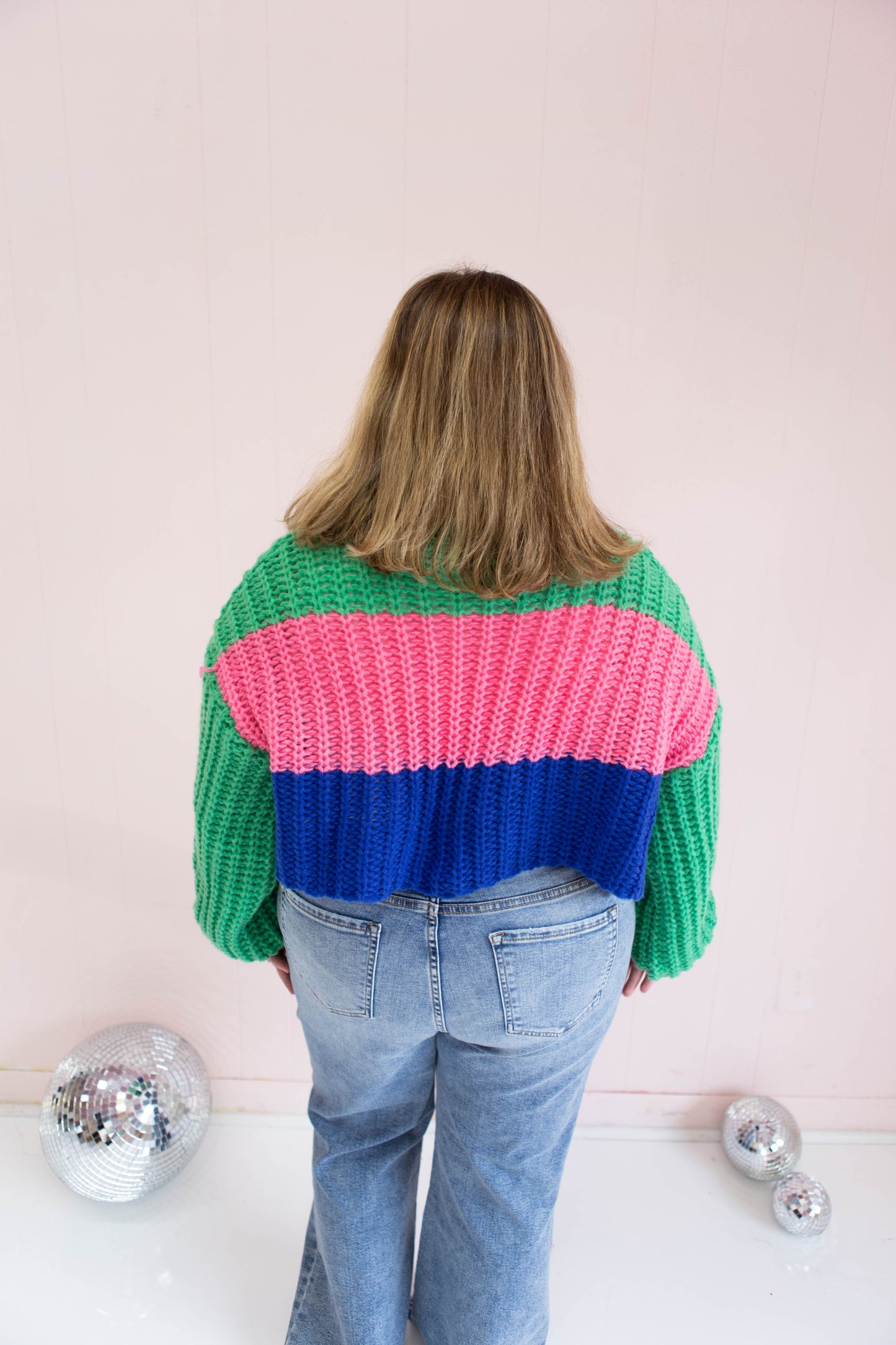 Colorblock Knit Sweater