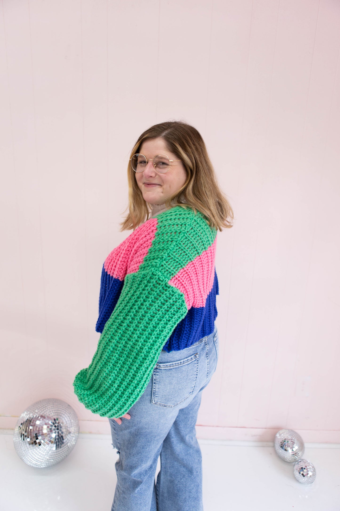 Colorblock Knit Sweater