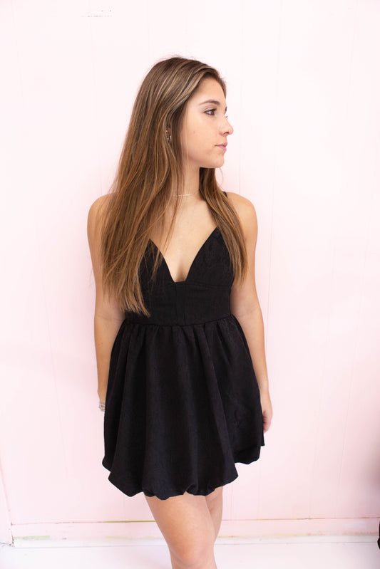 Silver Sheen Print Mini Dress