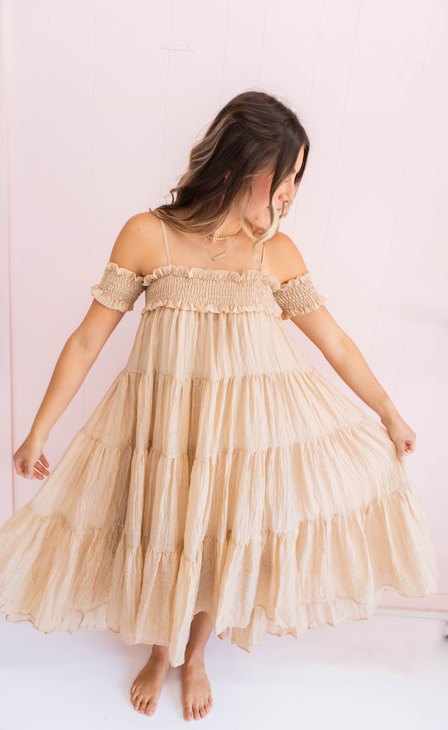 Off The Shoulder Maxi Dress
