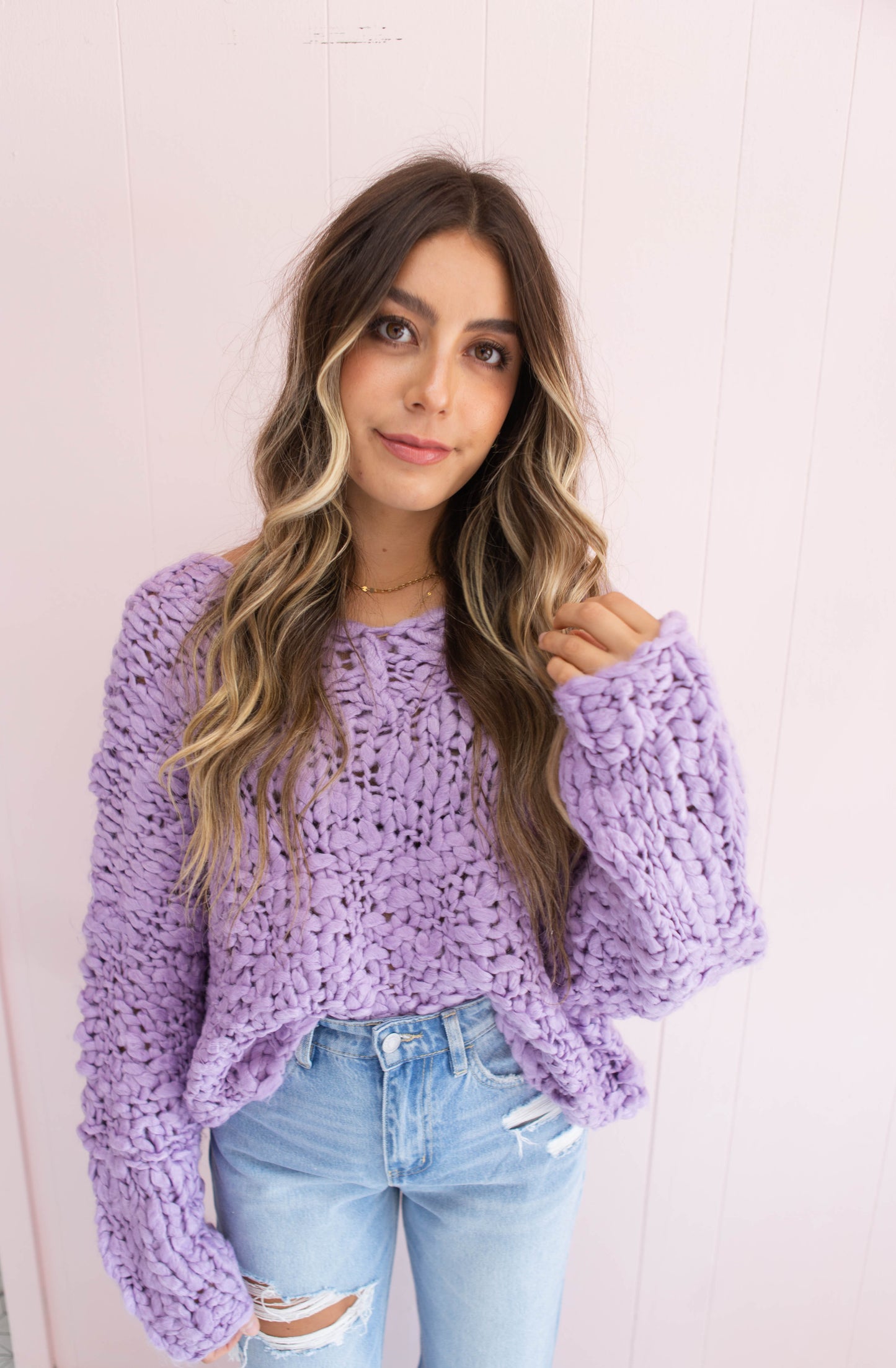 FINAL SALE: Thick Knit Sweater
