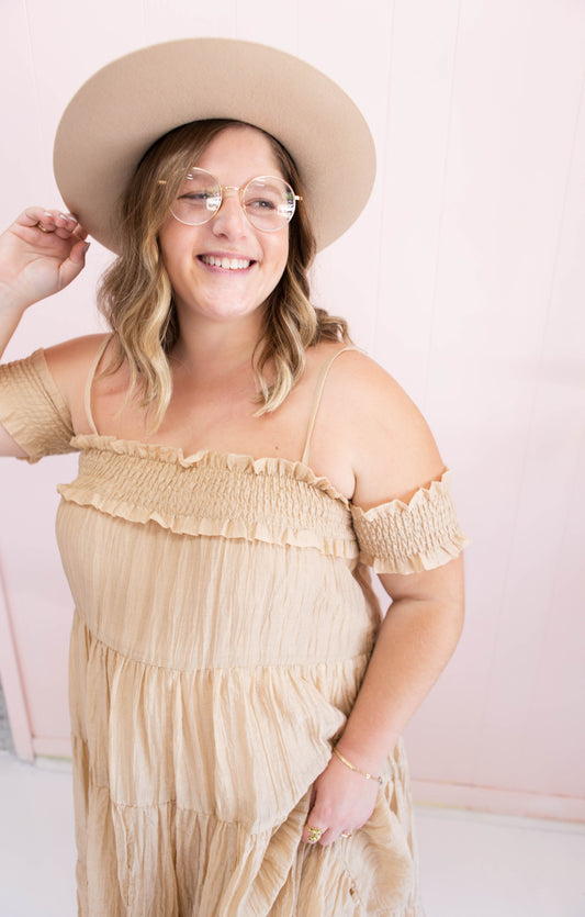 Off The Shoulder Maxi Dress