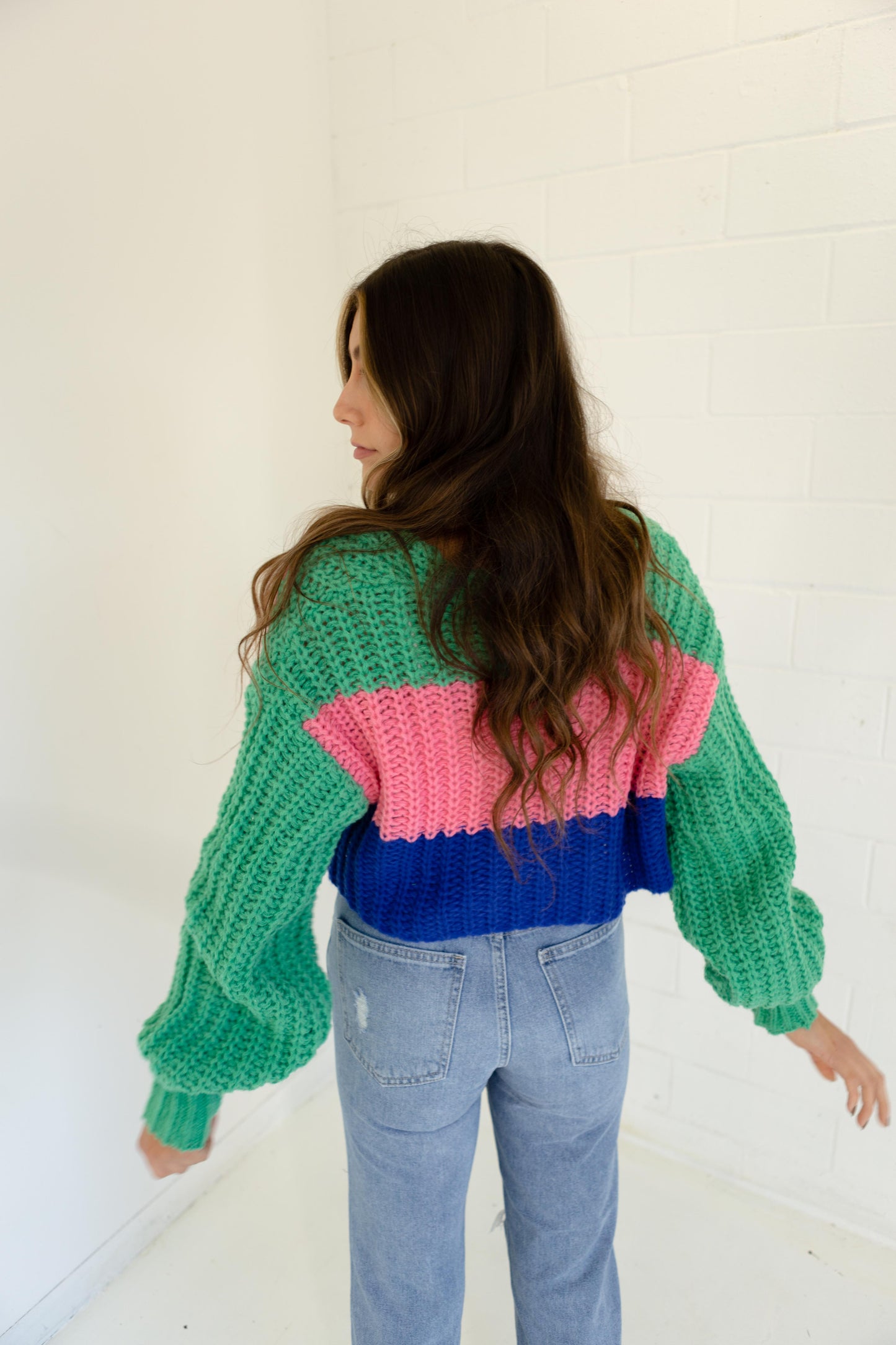 Colorblock Knit Sweater