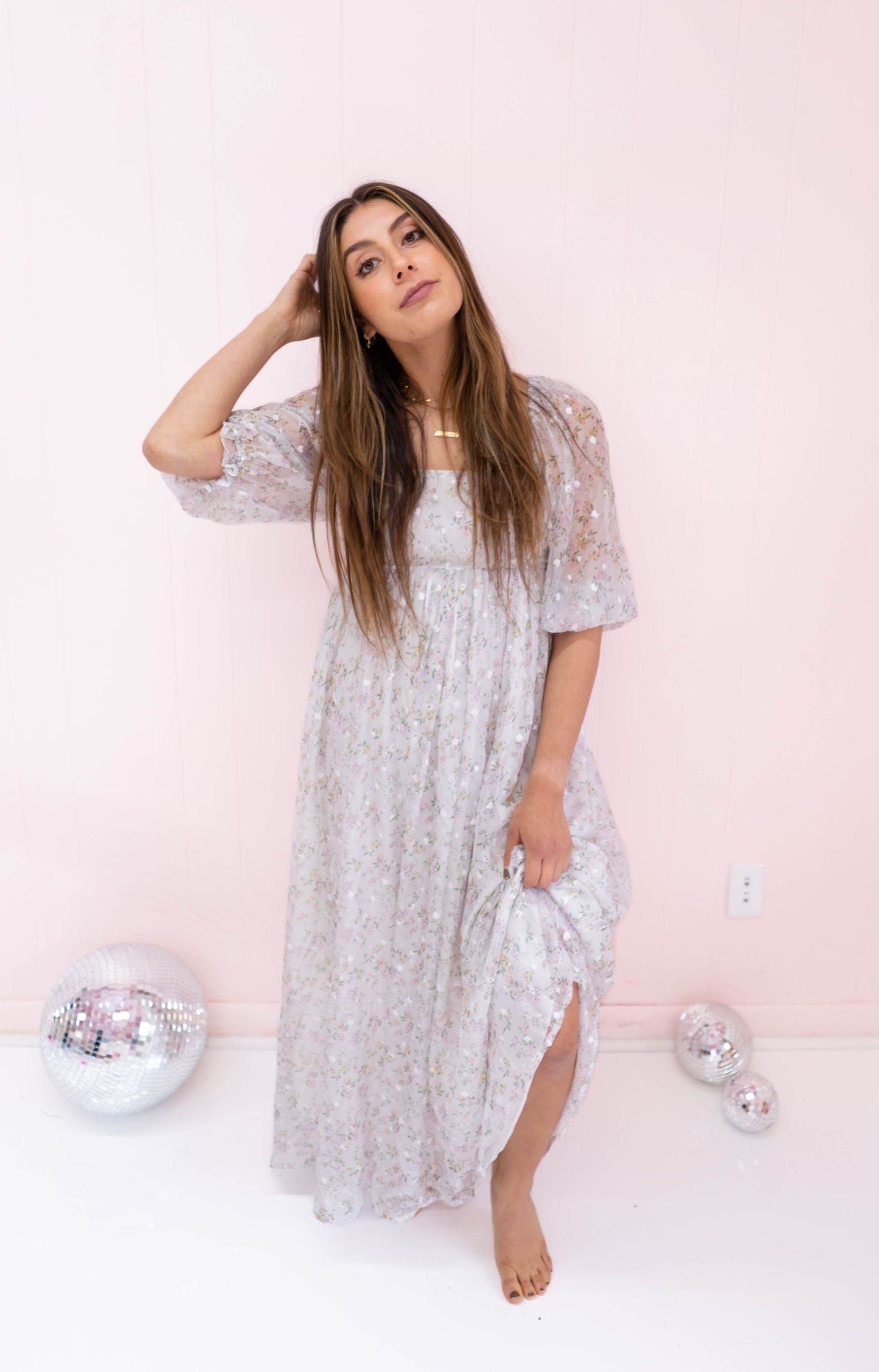 Springtime Meadows Maxi Dress